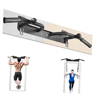 Wall Mounted Pull Up Bar - Heavy Duty Chin Up Bar, Strength Training, Outdoor 