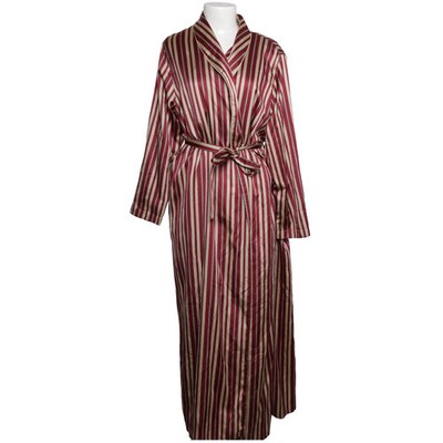 Taubert, Bademantel, Größe: 42, Rot/Beige, Baumwolle/Polyester, Streifen #8K4