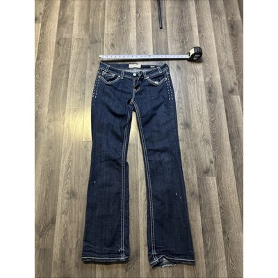 Y2K MEK denim jeans mens San Francisco 31/34 Boot Cut Low Rise Distressed Look