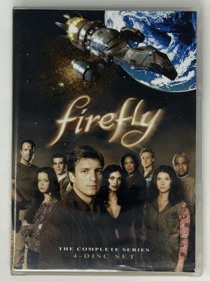 Firefly The Complete Series DVD 4-Disc Set 14 Episodes Nathan Fillion TESTED