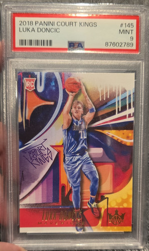 Luka Doncic 2018-19 Panini Court Kings Rookie Level II #145 PSA 9 Lakers RC 🏀🔥