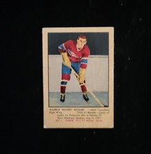 1951-52 Parkhurst Maurice Richard #4 Rookie Card. rookie card picture