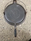 Wagner Cast Iron Waffle Maker Sidney.O Pat 1892