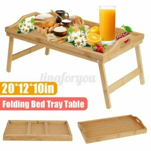 Geschirr-Betttablett rechteckige aus Bambus