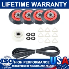 Dryer Maintenance Kit For Whirlpool Cabrio Duet Kenmore Elite Maytag 3000 Series