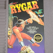 Rygar Nintendo NES 1985 Video Game with Storage Sleeve - Untested