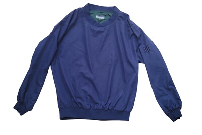 Highlander Men's Wind Nylon Navy Blue Jacket Shirt Size-M