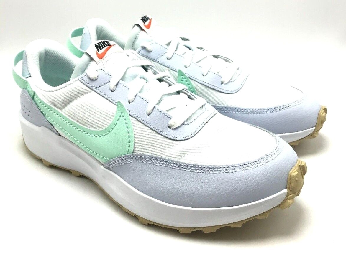 Nike Waffle Debut Shoes Mens Size 11.5 White Mint Green Low Top Running Sneakers NEW* MEN NIKE WAFFLE DEBUT MINT FORM/FOOTBALL GREY (DV0743  main image 2