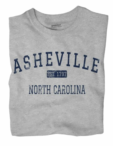 Asheville North Carolina NC T-Shirt EST
