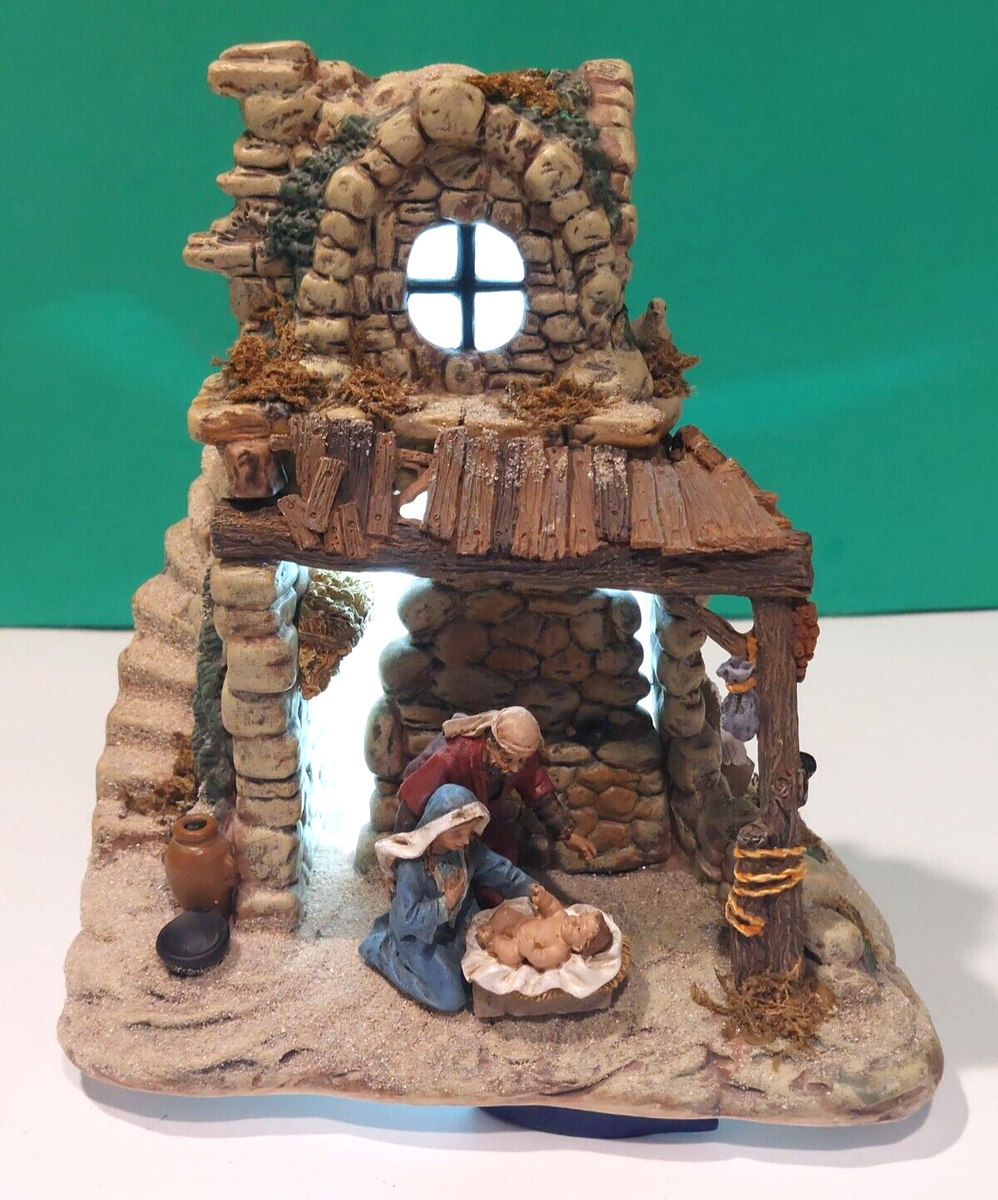 DEPT 56 the LITTLE TOWN OF BETHLEHEM Holy Family NATIVITY Stable