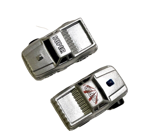 Vintage SOMA Micro Car Toys - Silver SUPER Truck 2pc Set - Picture 6 of 7