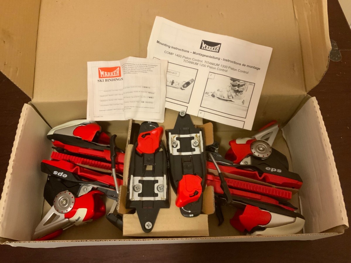 MARKER COMP 1400 ビンディング + PISTON CONTROL MARKER SKI BINDINGS - COMP 1400 PISTON CONTROL - BRAND NEW