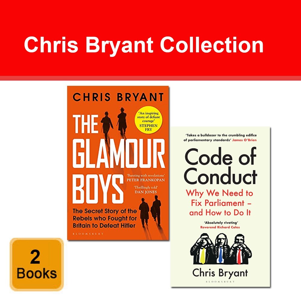 Chris Bryant Collection 2 Books Set Code of Conduct, Glamour Boys NEW