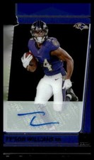 2021 Panini Clearly Donruss Rated Rookie Auto #99 Ty'son Williams