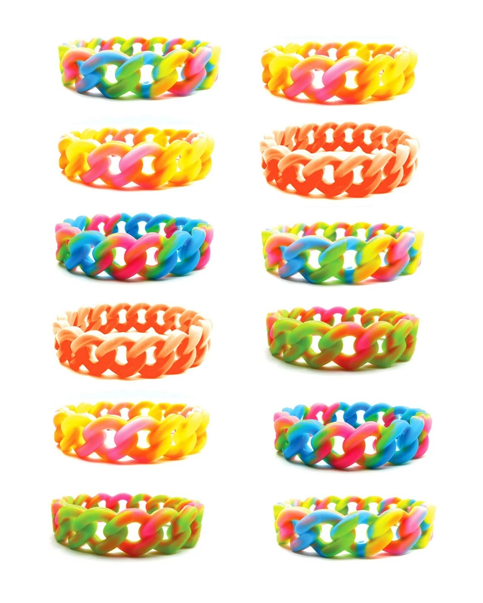 Tie dye store silicone wristbands