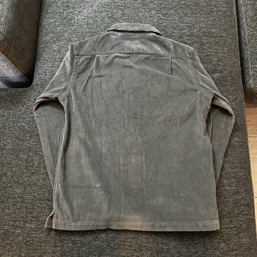 Polo Ralph Lauren Classic Fit Wide Wale Corduroy Camp Shirt Overshirt Small Gray - Picture 10 of 17