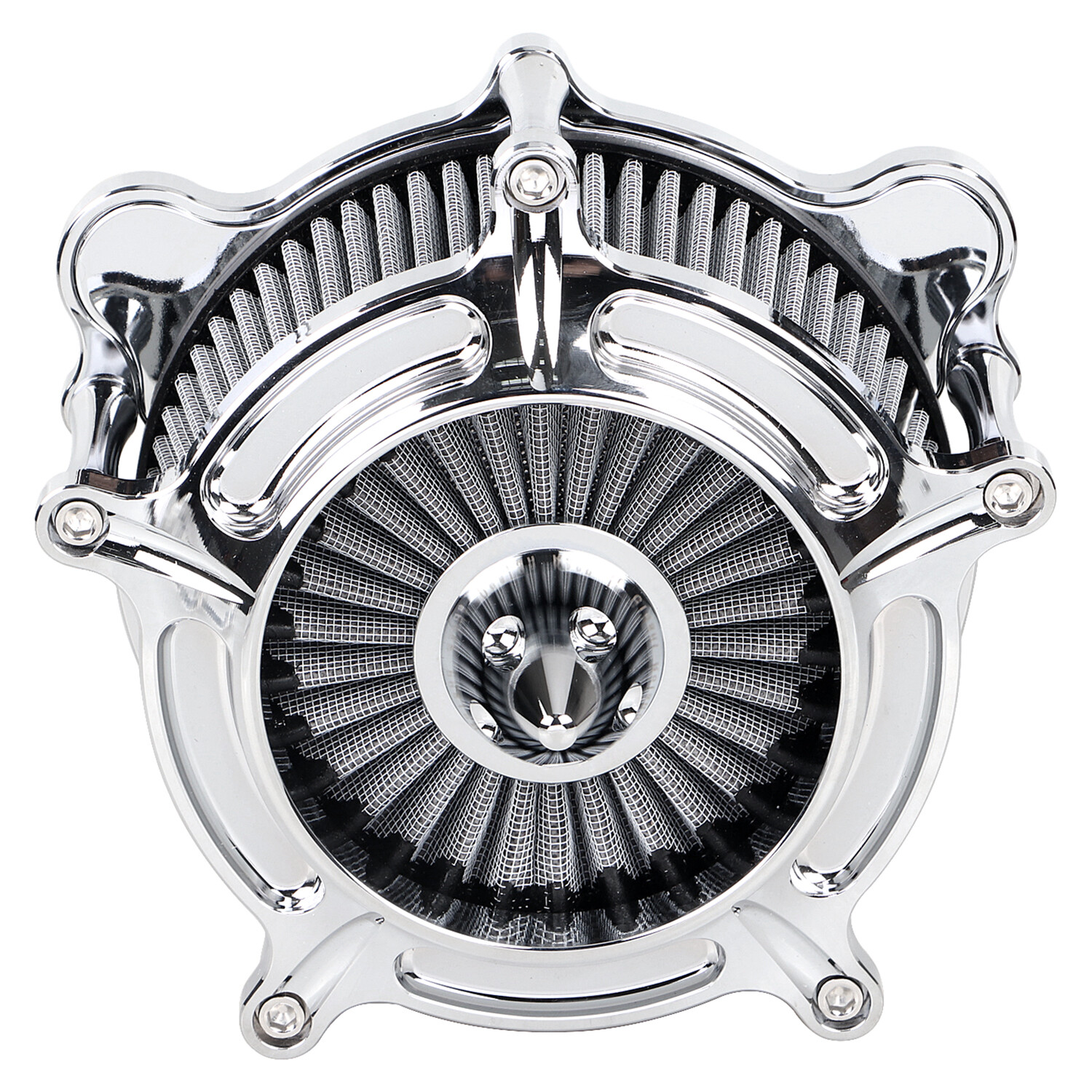 Air Cleaner Grey Intake Filter Kit For Harley Road King Softail Custom FLHRS US