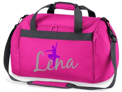 MINIMUTZ Sporttasche mit Namen | Motiv Ballett-Tänzerin Ballerina