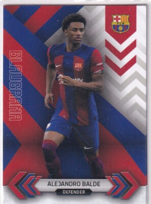 Topps 2024 Barcelona Team Set No. BL-7 Alejandro Balde Blaugrana