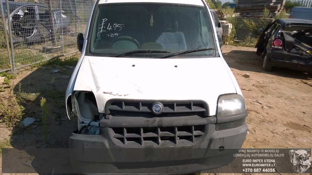 Inertia fuel cut off switch (FUEL CUT OFF SWITCH) Fiat Doblo 2002