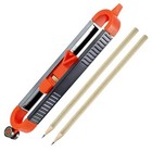 Precise Profile Scribbing Ruler Contour Gauge Tool with Lock for Carpenter