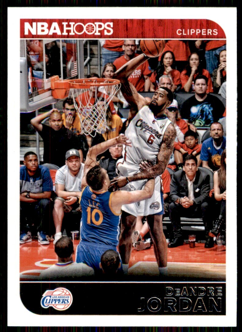 2014-15 NBA Hoops DeAndre Jordan Los Angeles Clippers #127 NBA Basketball Card