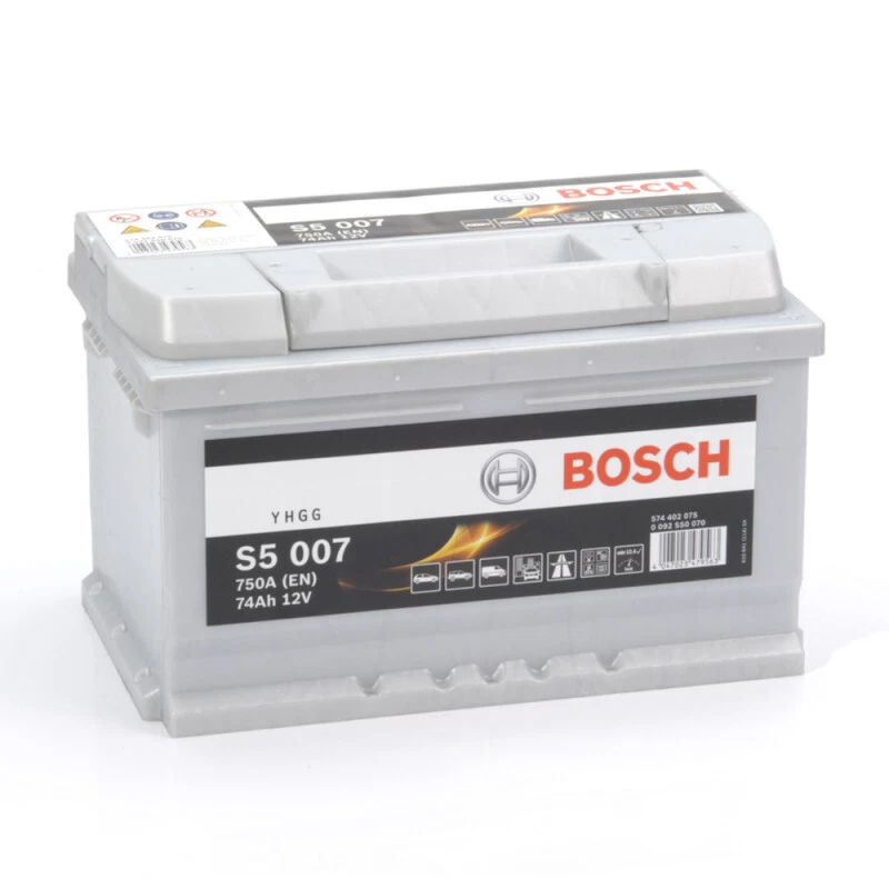 Batterie Bosch S5007 12v 74ah 750A 0092S50070 LB3D - Photo 1/1