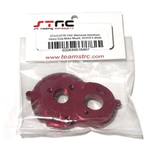 STRC STA31377R Aluminum Heavy Duty Motor Mount Red for SCX10 II
