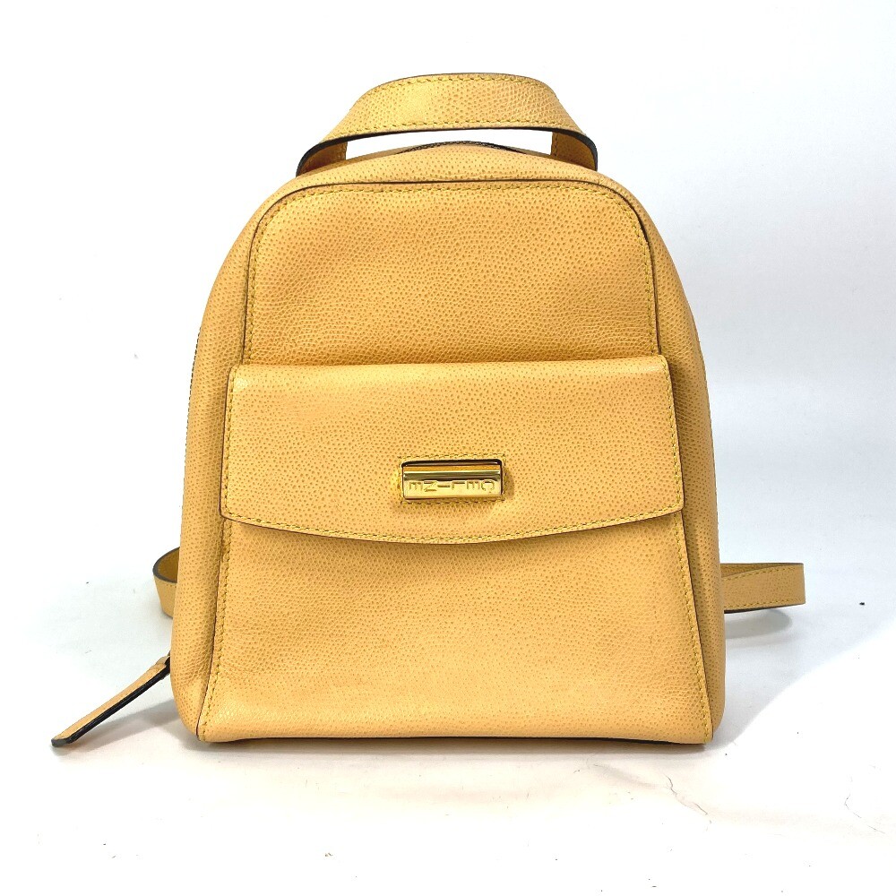 CELINE backpack bag vintage Mini Backpack Leather Beige/Red