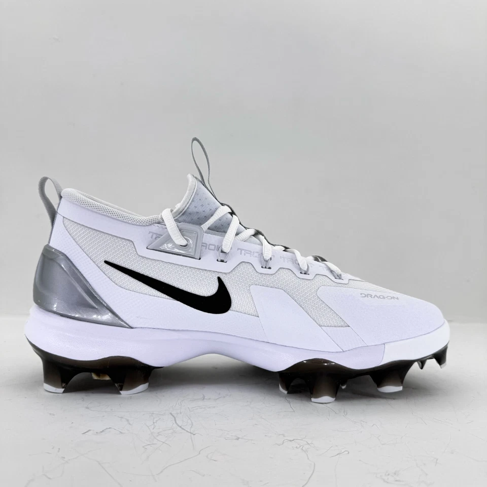 Nike Force Trout 9 Elite Low MCS White Baseball Cleats [FZ0884-102] Multiple Szs - Image 4 of 4