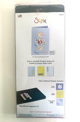 Sizzix Bigz XL Kit #2 Vertical Note 3 Window Pane Movers & Shapers Die 654781