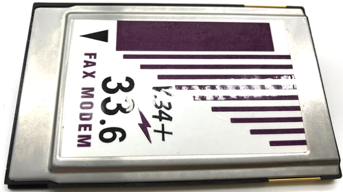 Modèle de carte PC fax/modem ActionTec DataLink 33,6K PCMCIA : FM336SK #WL90 - Photo 3/4