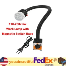 Magnetic Base Work Light Uniform Luminance Gooseneck CNC Machine Lathe LED Lamp