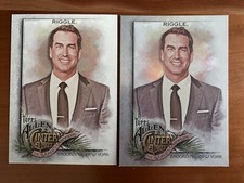 2022 Topps Allen and Ginter #189 Rob Riggle (2) Base + Glossy Base