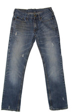 Men's Bullhead Denim Dillon Skinny Distressed blue jeans size 26Wx27.5L