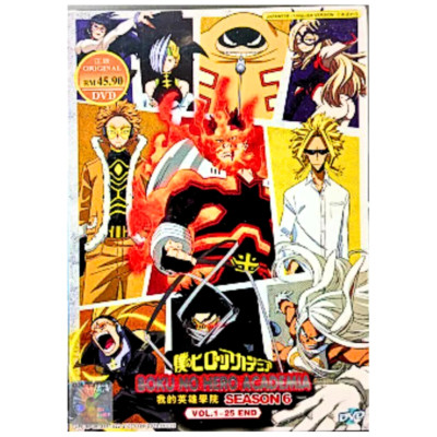 DVD Boku no Hero Academia | My Hero Academia Season 6 (Vol.1-25 End) English Dub