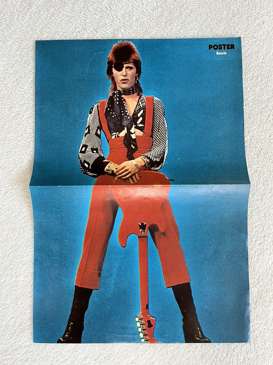 DAVID BOWIE 1974 Swedish Poster Music Magazine 1970s Rare Vintage