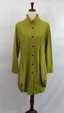 Jason Comfy Usa Sz M Medium Chartreuse Green Bendable Collar Bubble Jacket