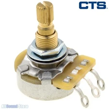 CTS Metric 250K Linear Taper Potentiometer Pot Split Shaft Coarse Spline, Import