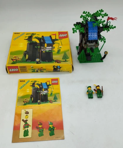 LEGO 6054 Forestmen's Hideout Original Box Good Castle Knights Forestman 6066 6077