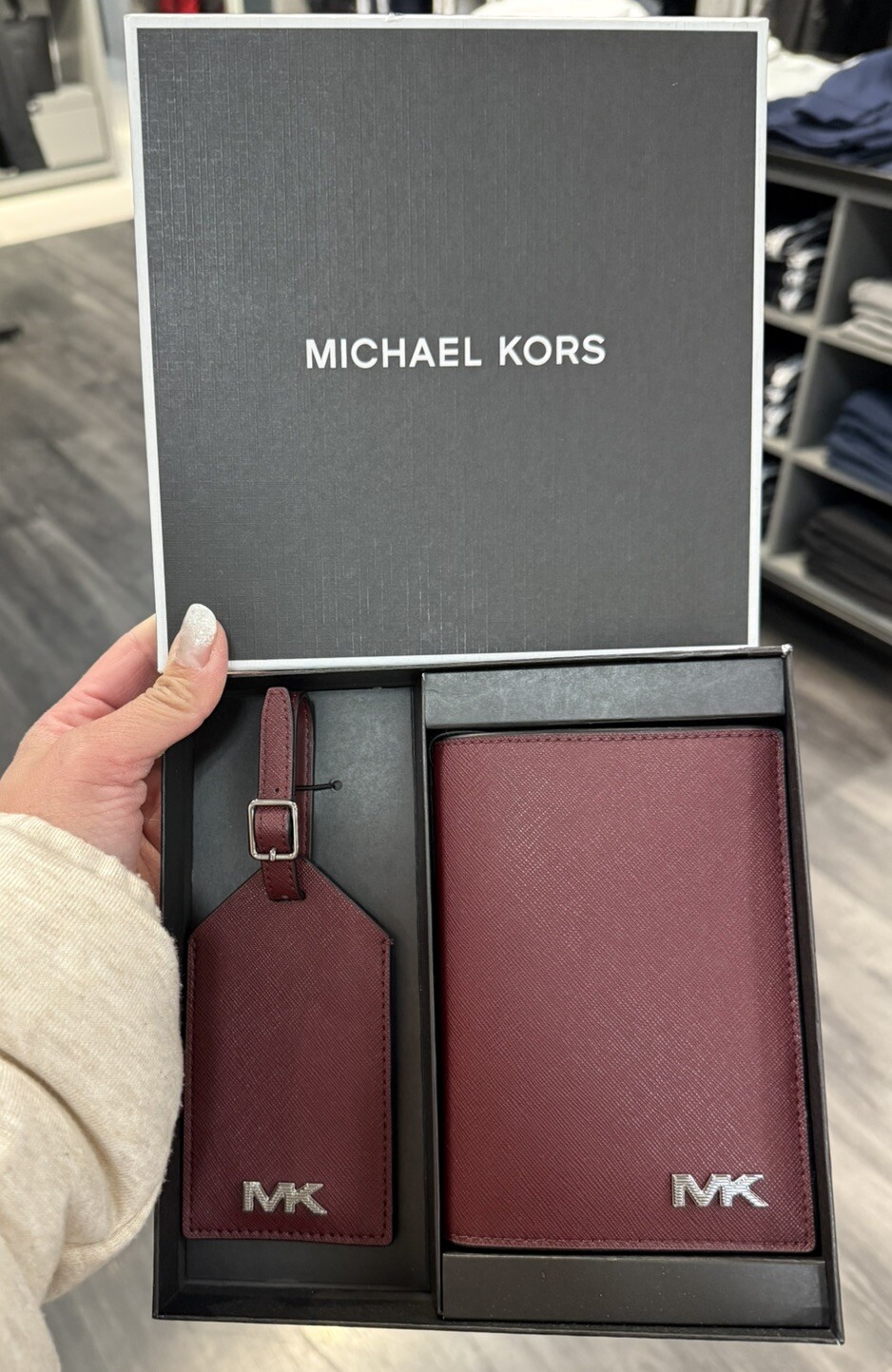 Tag Gift Set Oxblood