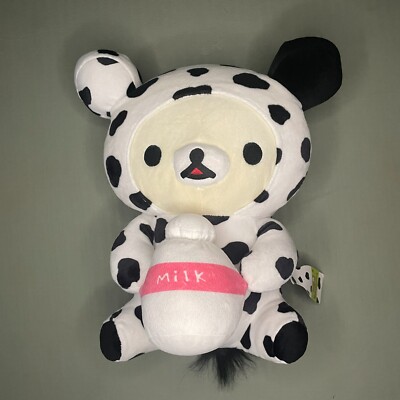 Rilakkuma Korilakkuma Cow with Milk Plush San X | eBay