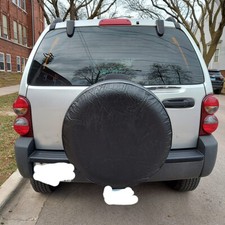 For Jeep Liberty 2003 2004-2007 15 Spare Tire Tyre Wheel Cover Black Waterproof