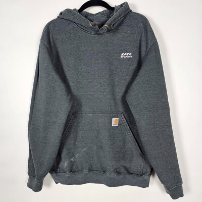 Carhartt Original Fit Distressed Workwear K121 Mens Large Long Sleeve  Hoodie