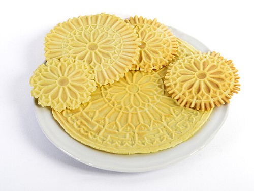 Eisen Platte Schimmel Elektrische Modell Rosette Abruzzese Keksdose Süße Pizzel - Bild 3 von 4