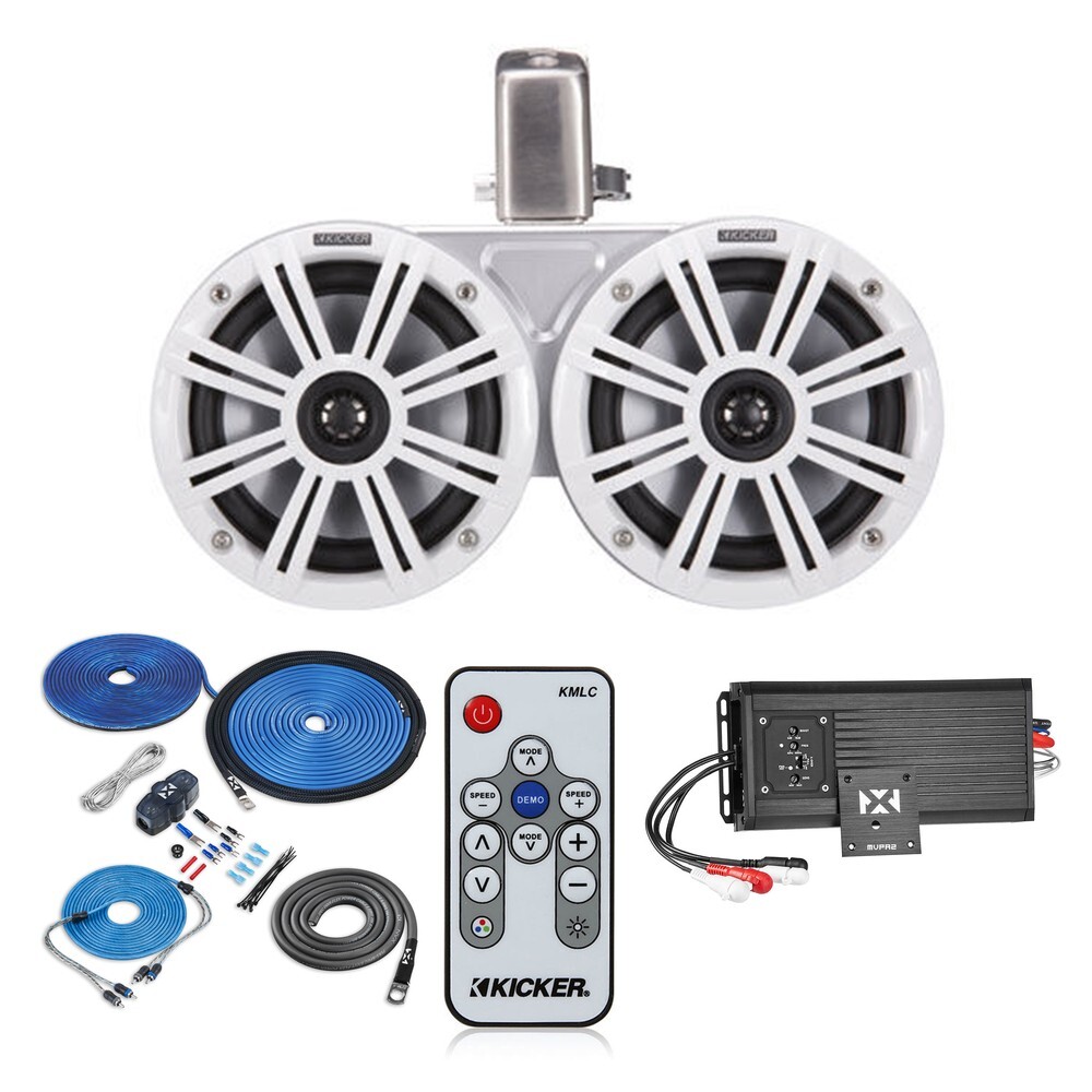 Комплект акустической системы Kicker KMTDC65W мощностью 130 Вт с 65-дюймовой башней 15639000₽