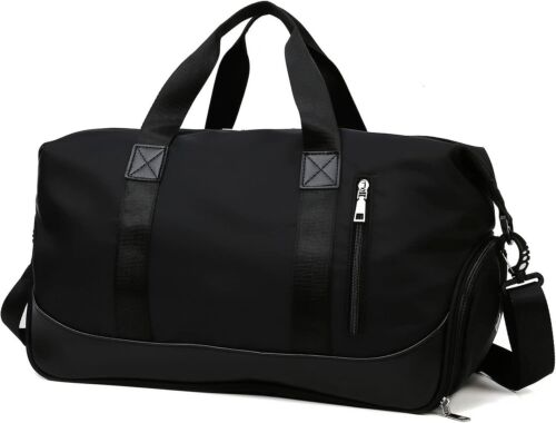 New Sport Gym Tote Duffle Bag Men Lady Travel Work Gear Bag Sortable Placement - Picture 3 of 15