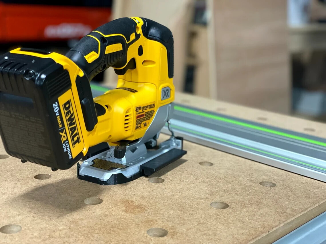 Dewalt Jig Saw Adapter for Festool Track Saw Guide Rails 20v XR DCS334B DCS335B