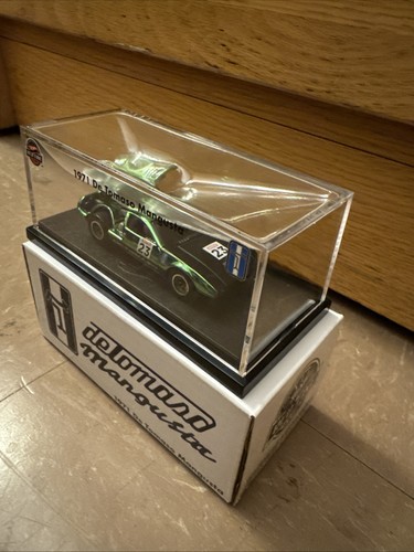 Hot Wheels Red Line Club 1971 De Tomaso Mangusta in Display Box GREEN HNL22 - Picture 5 of 6