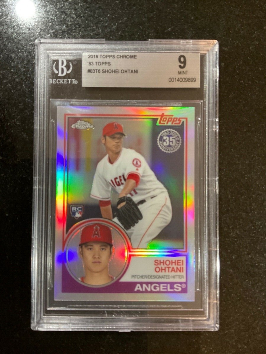 Topps chrome2018 83T-6 SHOHEI OHTANI 2枚 2018 TOPPS CHROME SHOHEI OHTANI #83T-6 1983 TOPPS ORANGE 6